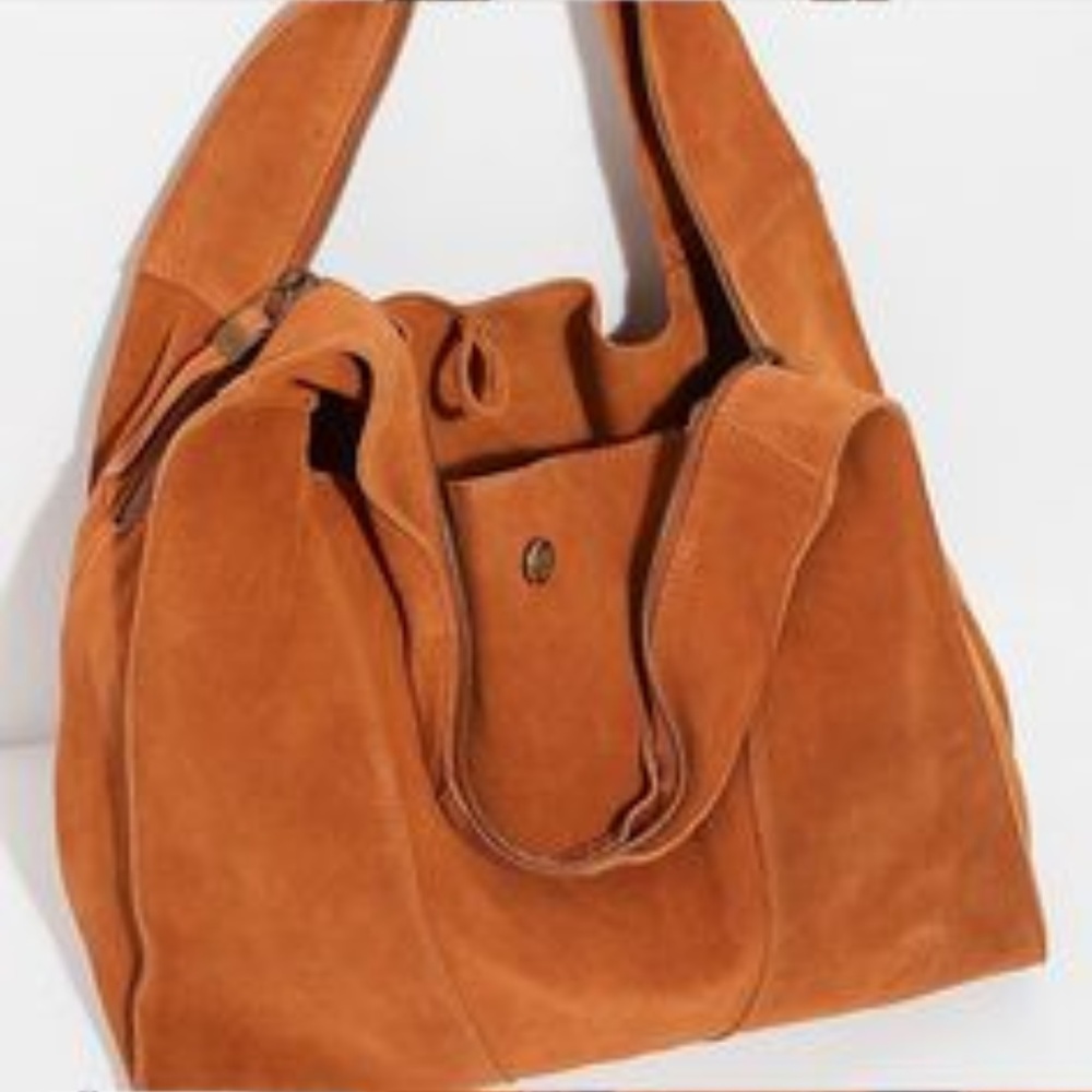 Free People Slouchy Suede Hobo Bag - Picture 2 of 6